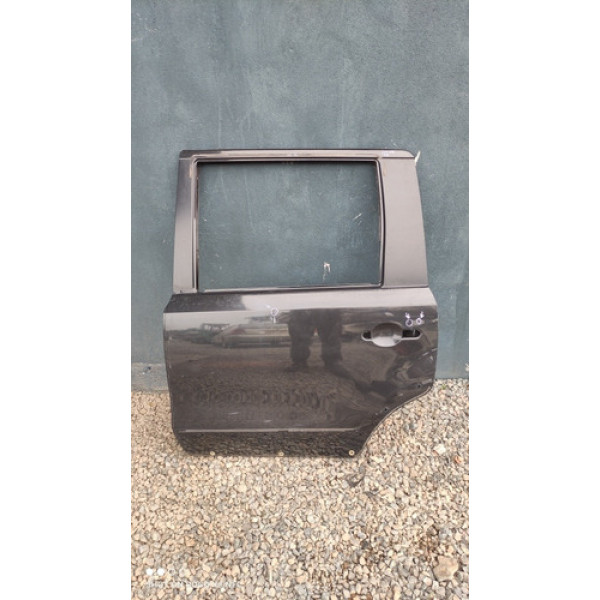 Porta Traseira Esquerda Preta Nissan Livina Xgear 2009-2014  Traseira Esquerda Preto