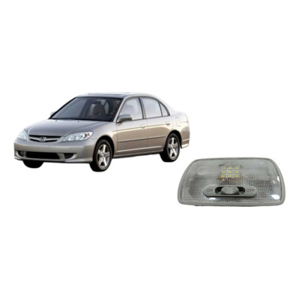 Luz Teto Cortesia Honda Civic 1.7 Lx 2004 2006