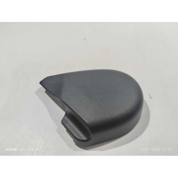 Acabamento Moldura  Banco Dianteiro Esquerdo Honda Fit 2017 Preto