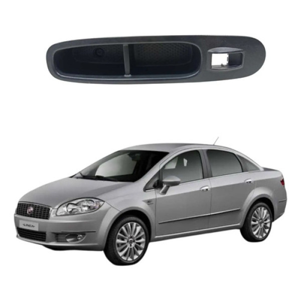 Moldura Botão Vidro Dianteiro Direito Fiat Linea 2015