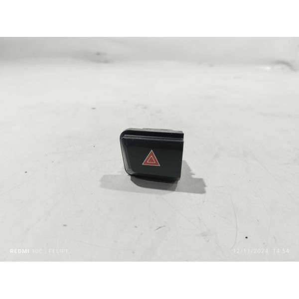 Botão Pisca Alerta Peugeout 2008/208 2017 Preto