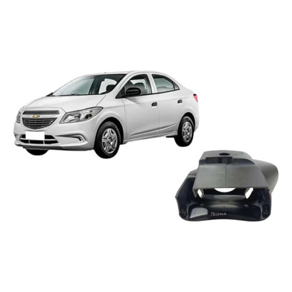 Acabamento Superior Inferior Volante Prisma 2016 Preto Lisa