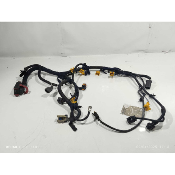 Chicote Da Injeção Do Motor Fiat Bravo Sporting 1.8 2013 Man Preto