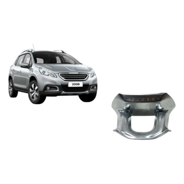 Acabamento Do Volante Peugeot 2008 Allure Pk 2022 Prateado Lisa