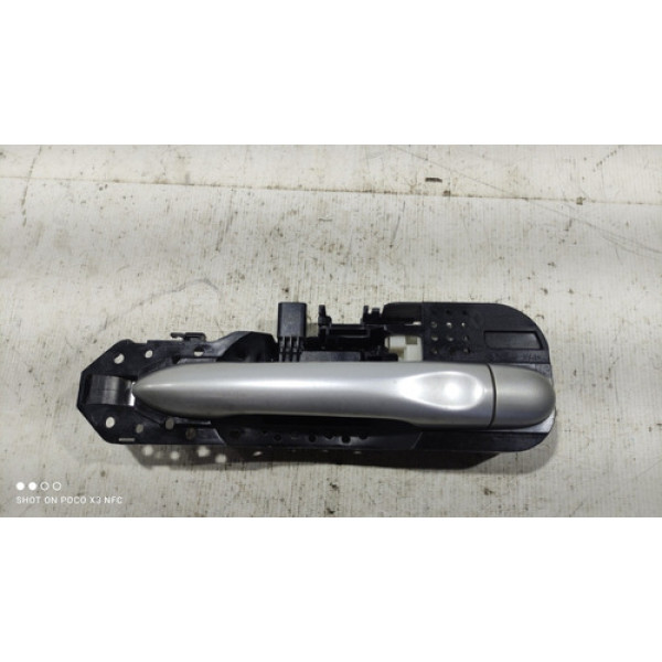 Maçaneta Externa Porta Traseira Direita Renault Fluence 2012 Prateado