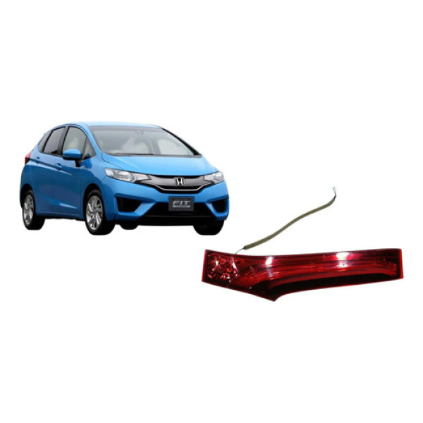 Lanterna Tampa Direita Honda Fit 1.5 2015 2019 Direito/passageiro Vermelho