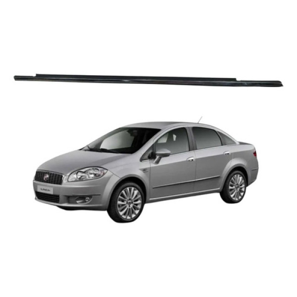 Pestana Externa Cromada Dianteira Direita Fiat Linea 2015