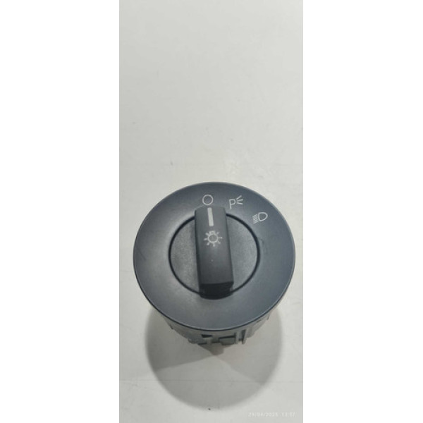 Botão Farol Milha Ford New Fiesta 2010/2013 Preto