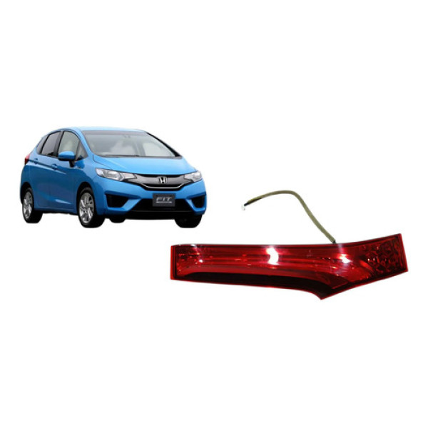 Lanterna Tampa Esquerda Honda Fit 1.5 2015 2019 Esquerdo/motorista Vermelho