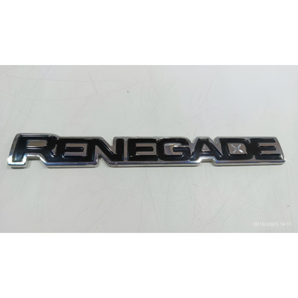 Emblema Jeep Renegade 2016 (marcas De Uso) Prata
