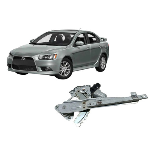 Máquina De Vidro Traseira Direita Mitsubishi Lancer 2012/015
