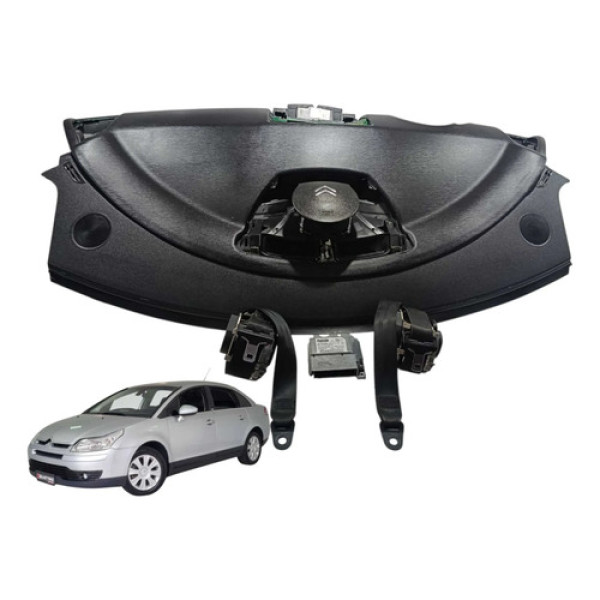 Bolsa Volante Tabelier Citroën C4 Pallas 2008 2012 Preto