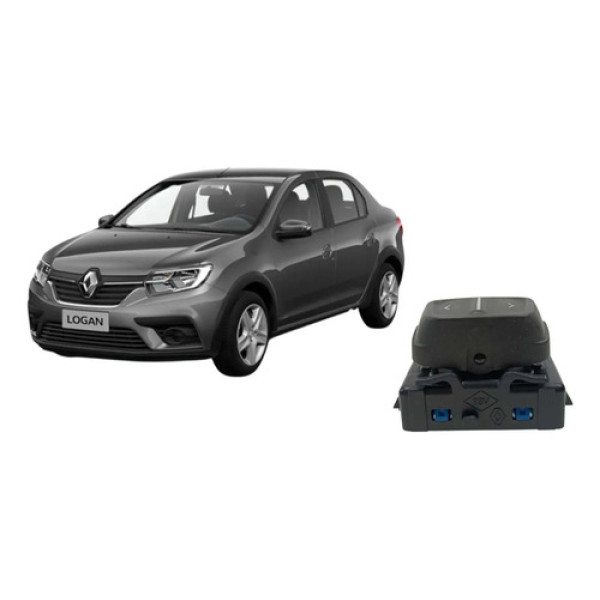 Botão Vidro Painel Traseiro Esquerdo Direito Logan 2016