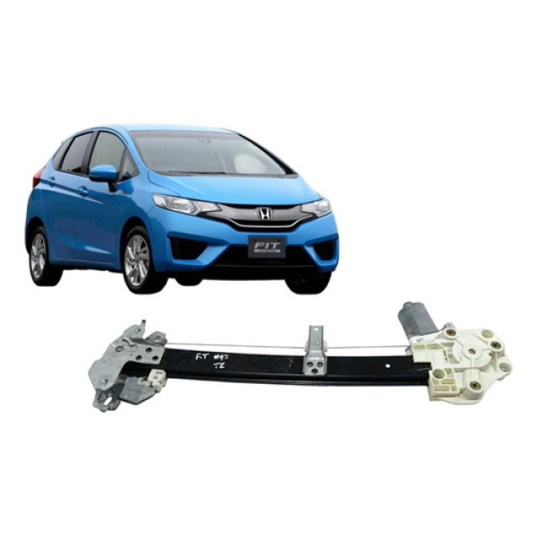 Máquina De Vidro Traseira Esquerda Honda Fit 2009 2014