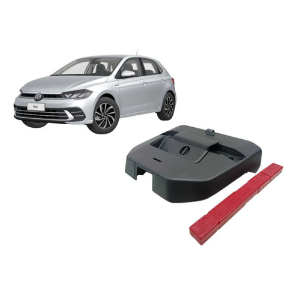 Acabamento Tampa Porta Malas Triangulo Polo Tsi 2023 Preto