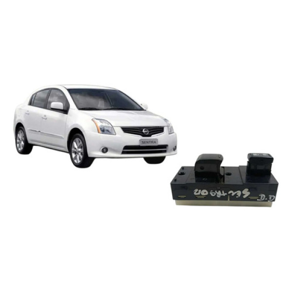 Botão Trava Vidro Nissan Sentra 2008 Dianteiro Direito