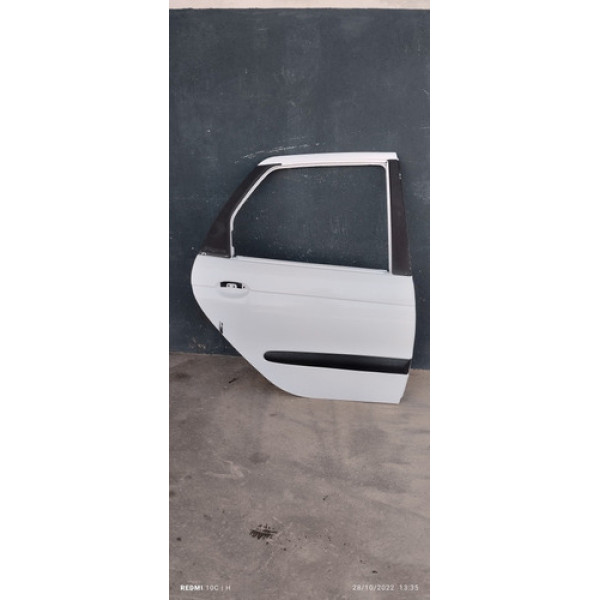 Porta Traseira Direita Renault Scenic 1999-2010 Branca  Traseira Direito Branco