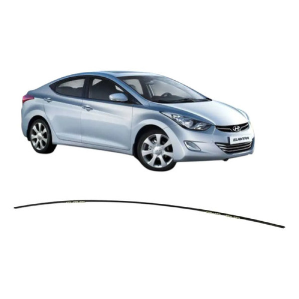 Friso Direito Do Teto Hyundai Elantra 2013 Preto