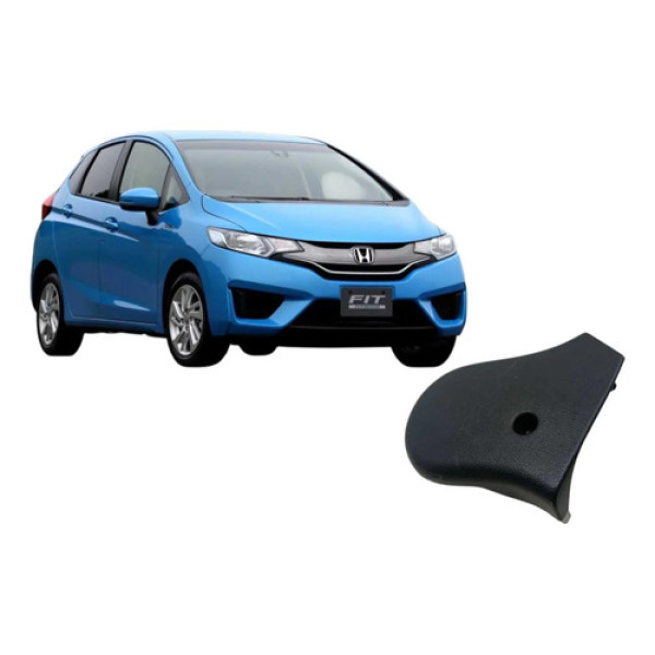Acabamento Do Banco Dianteiro Direito Honda Fit 2014 2017 Preto