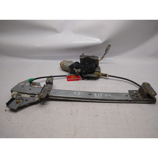 Máquina De Vidro Elétrica Honda Fit 05 Traseira Esquerda
