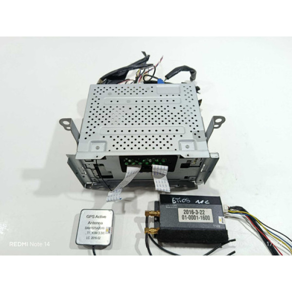 Kit Rádio Multimídia Toyota Etios Platinum 2014-2018(sm Tela