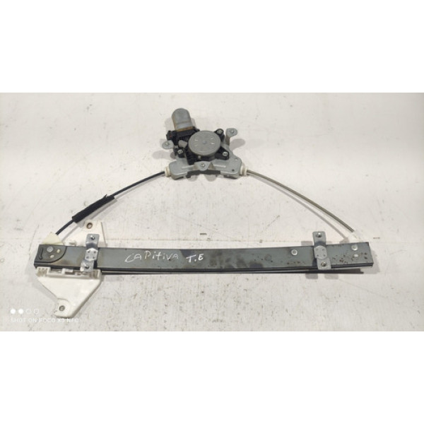 Máquina De Vidro Traseiro Esquerdo Chevrolet Captiva 2010 