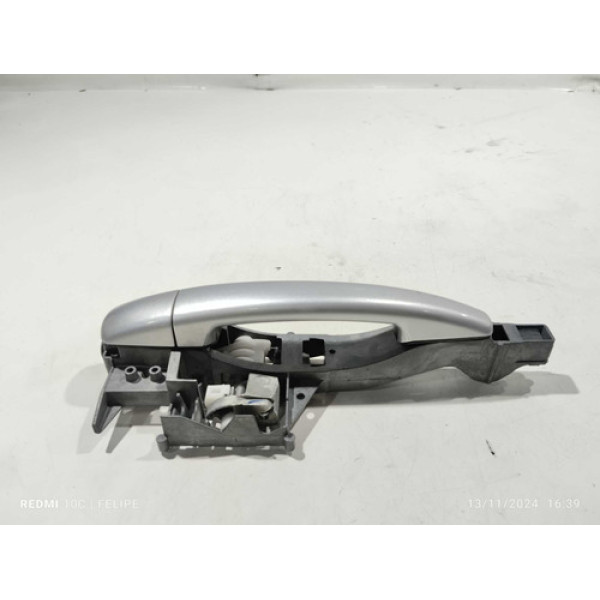 Maçaneta Externa Traseira Esquerda Peugeout 2008 2019 Cinza Traseira