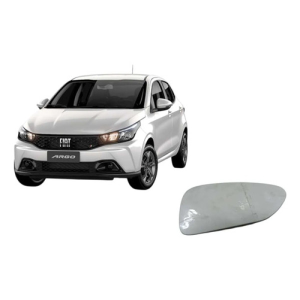 Lente Espelho Do Retrovisor Direito Fiat Argo Drive 1.0 2020