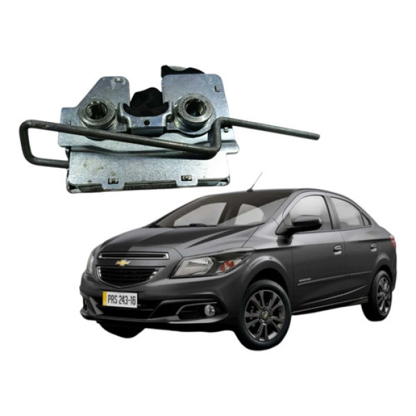 Fechadura Banco Traseiro Esquerdo Chevrolet Prisma 2013 2018 Prata