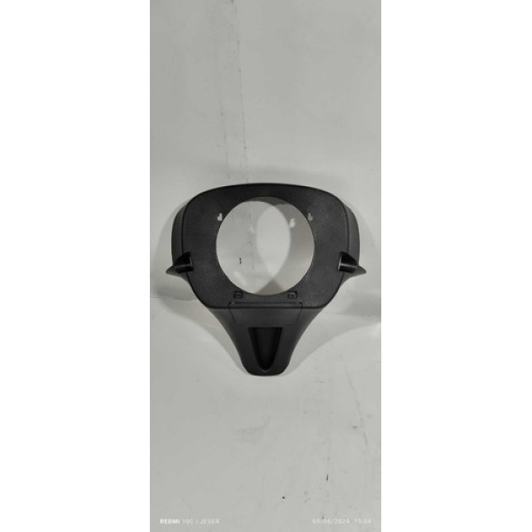Moldura Traseira Do Volante Honda City 2011 Preto Lisa