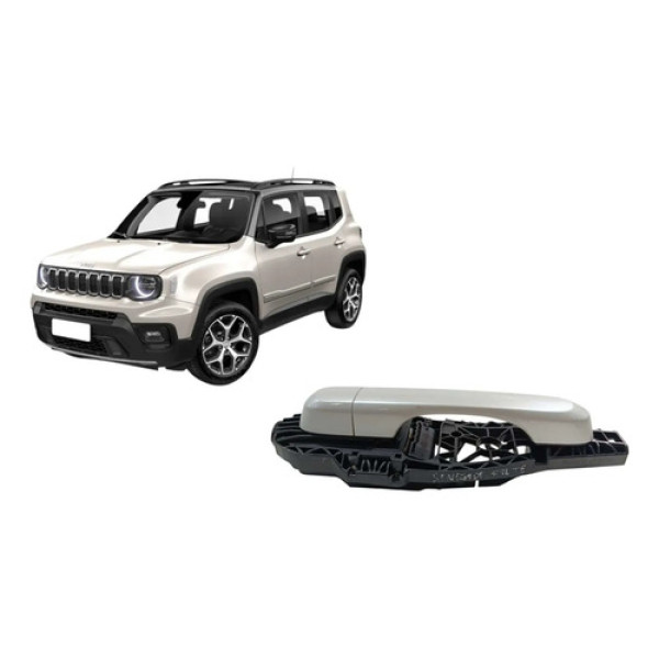 Maçaneta Porta Traseira Esquerda Renegade Sahara 1.3 2025 Branco Traseira