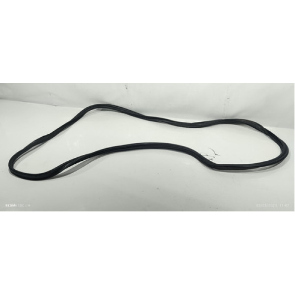 Borracha Carroceria Tampa Traseira Volkswagen Nivus 2022 Preto