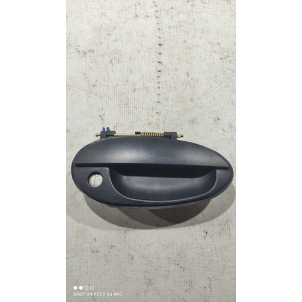 Maçaneta Externa Porta Dianteira Lado Direito Chery Qq 2011 Preto