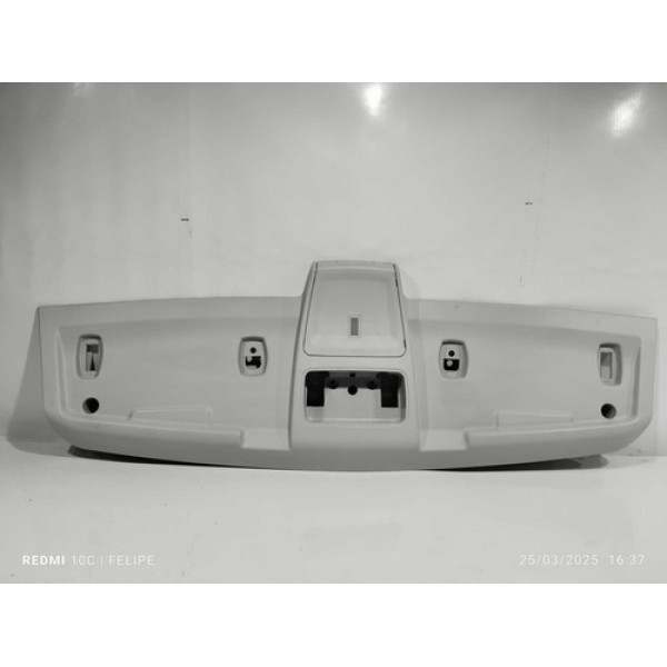 Moldura Console Superior Teto Fiat Idea 2008/2012 (compare) Branco