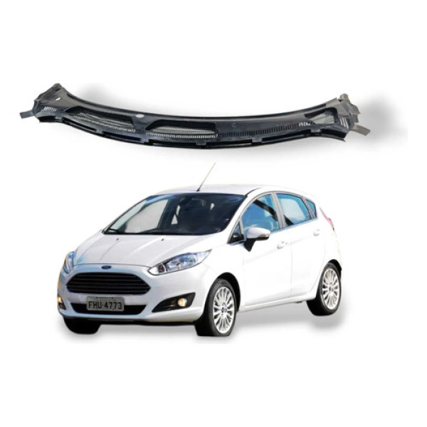 Churrasqueira Ford New Fiesta 1.6 2015 Preto Fosco