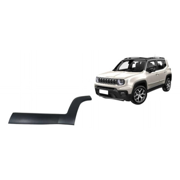 Friso Porta Traseira Esquerda Renegade Sahara 2025 Preto