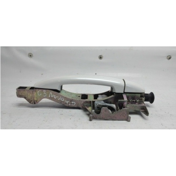 Maçaneta Externa Traseira Direita Citroen C3 2015 Branco