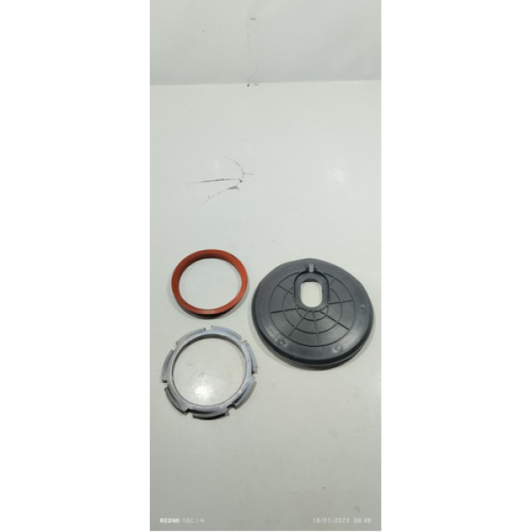 Kit Tampa Do Tanque Vw Tiguan Tsi 2009-2012 Preto 2009