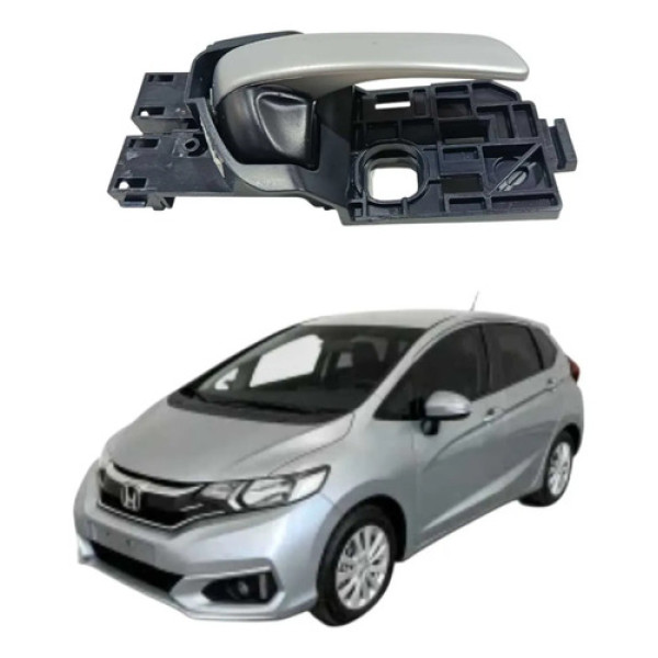 Maçaneta Interna Dianteira Direita Honda Fit 1.5 Ex 2020 Prata Dianteira
