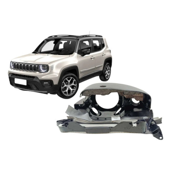 Acabamento Coluna Volante Renegade Sahara 1.3 T270  2025 Preto Lisa