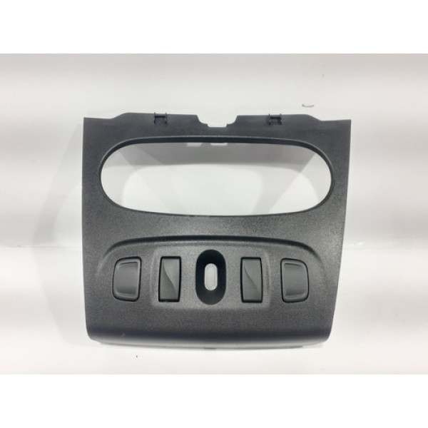 Moldura Central Painel Renault Sandero Logan 2015 A 2019