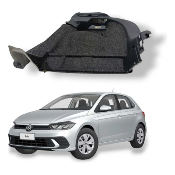 Acabamento Direito Do Porta Malas Polo Tsi Higline 2019 2023