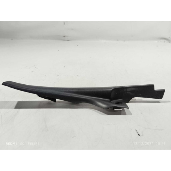 Moldura Esquerda Da Churrasqueira Renault Logan 2018 Preto