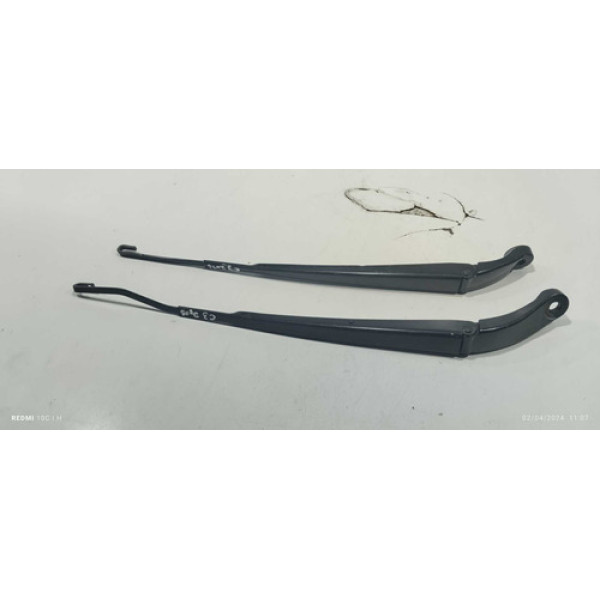 Par Braço Limpador Parabrisa Citroën C3 2015 Direito