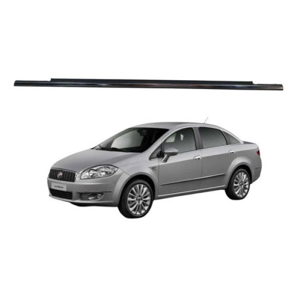 Pestana Externa Cromada Traseira Direita Fiat Linea 2015