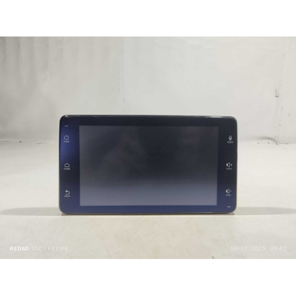 Tela Multimídia Fiat Argo Cronos 2019/2023 Preto