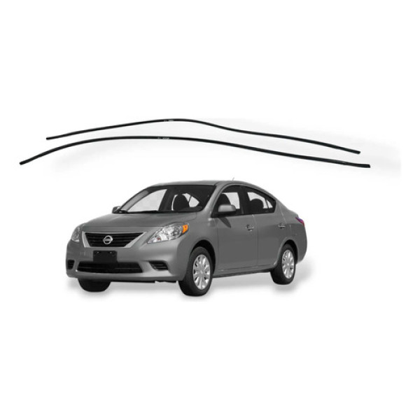 Par De Borracha Friso Do Teto Nissan Versa 2013 2018