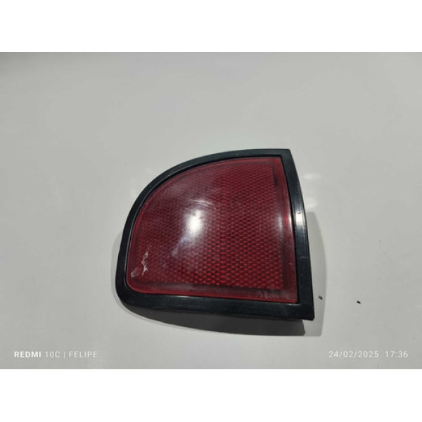 Refletor Olho Gato Parachoque Traseiro Direito Triton 2015 Vermelho