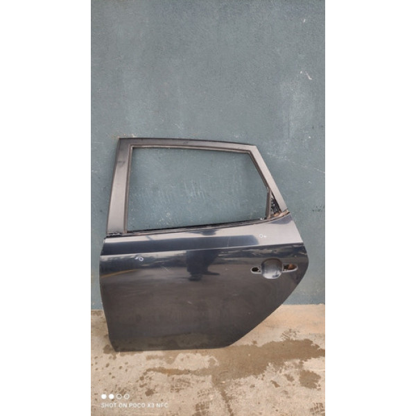 Porta Traseira Esquerda Hyundai I30 2009-2011 Cor Preta Traseira Esquerdo Preto