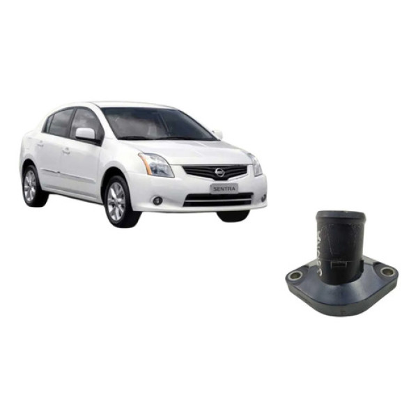 Flange Carcaça Valvula Termostatica Nissan Sentra 2008 2012